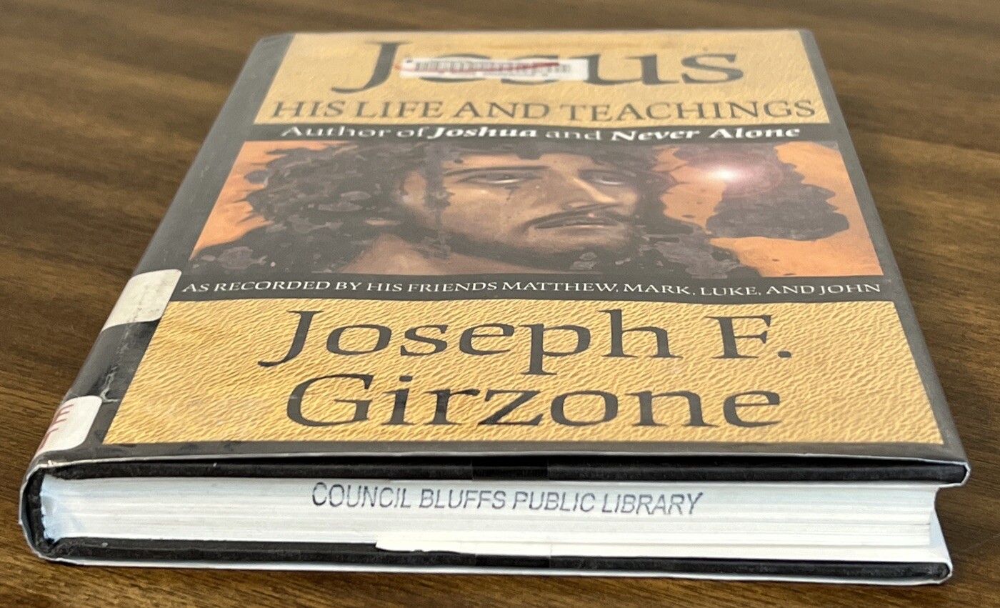 JOSEPH F. GIRZONE – JESUS: HIS LIFE AND TEACHINGS – LARGE PRINT HARDCOVER