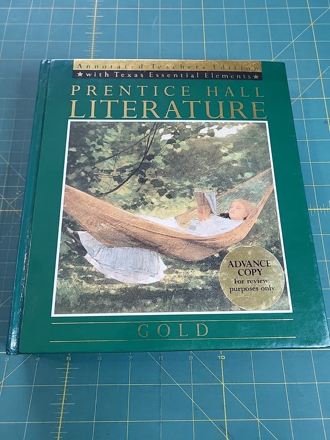 Prentice Hall Literature Gold Annotated Teacher Edition Advanced Copy 1989