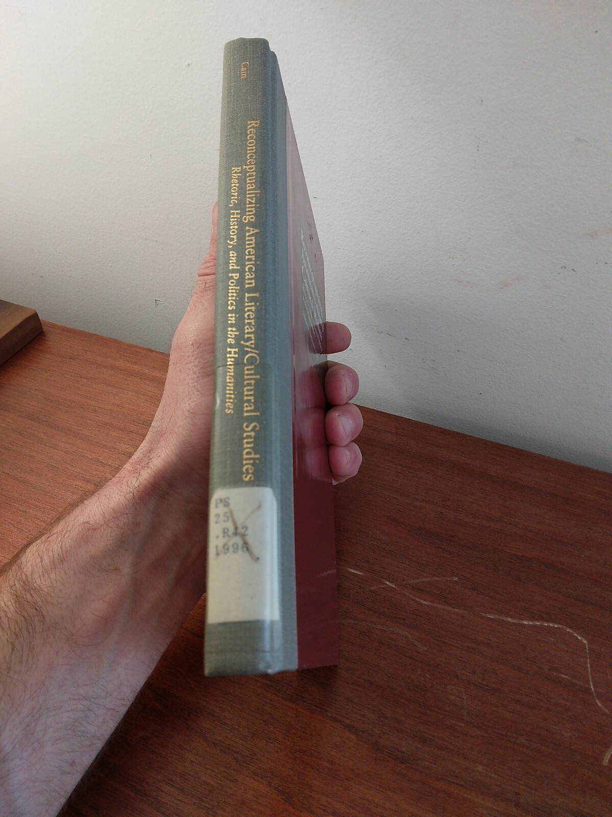 Reconceptualizing American Literary/Cultural Studies… ed. William E Cain. HC