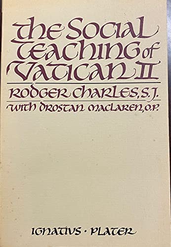 Social Teachings of Vatican II: Its Origin and Development–Ca…