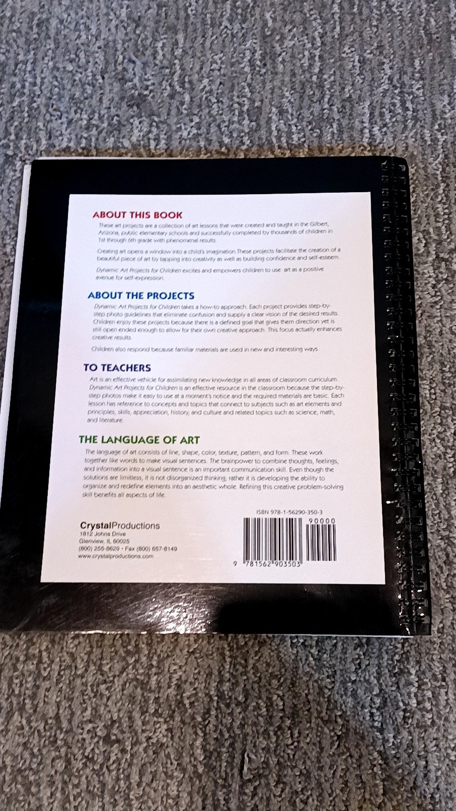 Dynamic Art Projects for Children by Denise M. Logan (2007) [VG]
