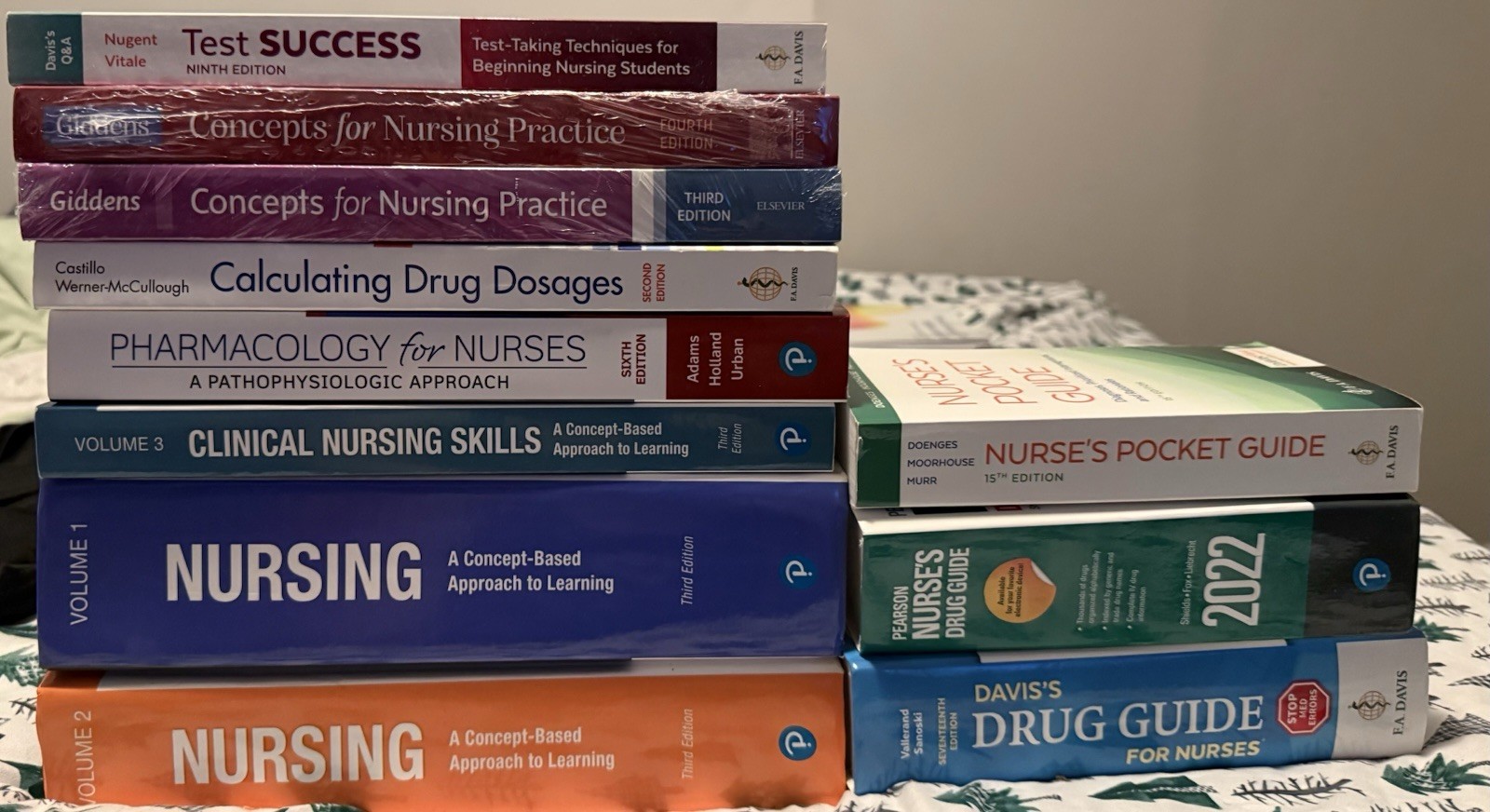 F. A. Davis, Elsevier, Pearson Nursing Textbook Lot, Pharmacology, Advanced