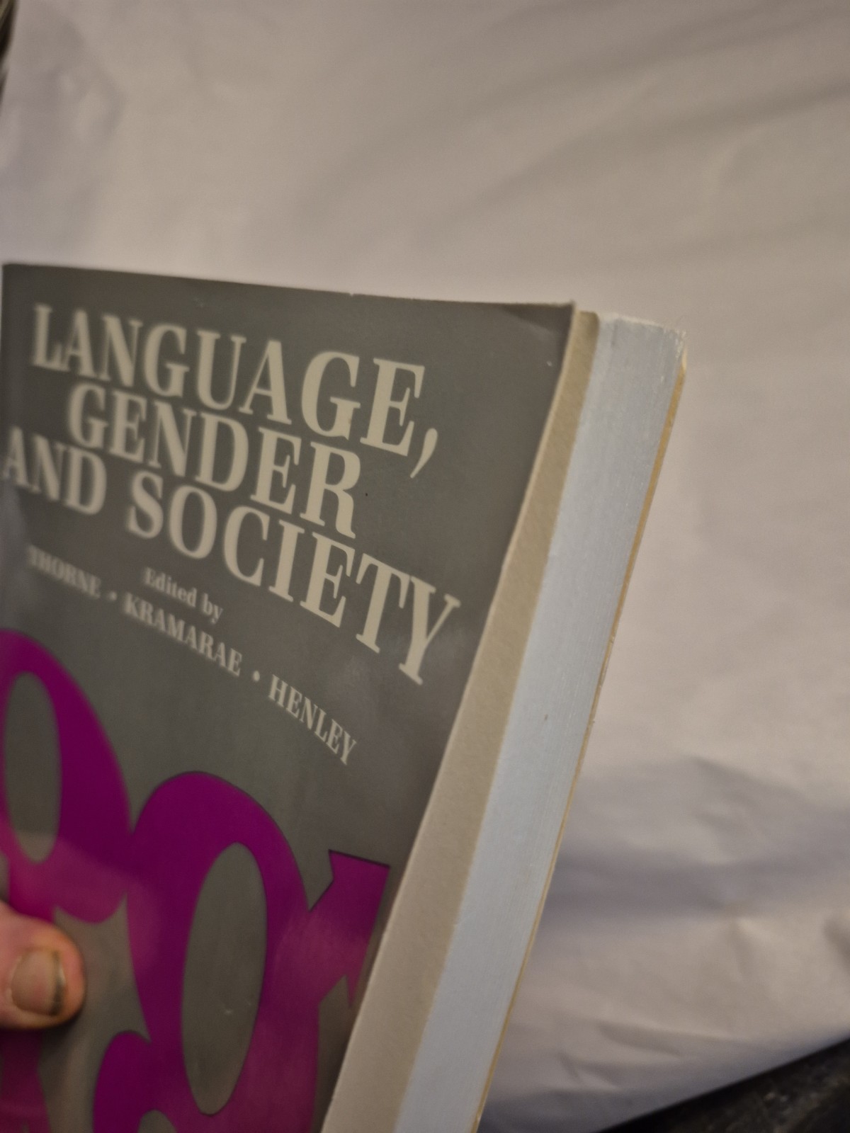 Language Gender and Society TPB Thorne Krammare Henley Feminism Theory