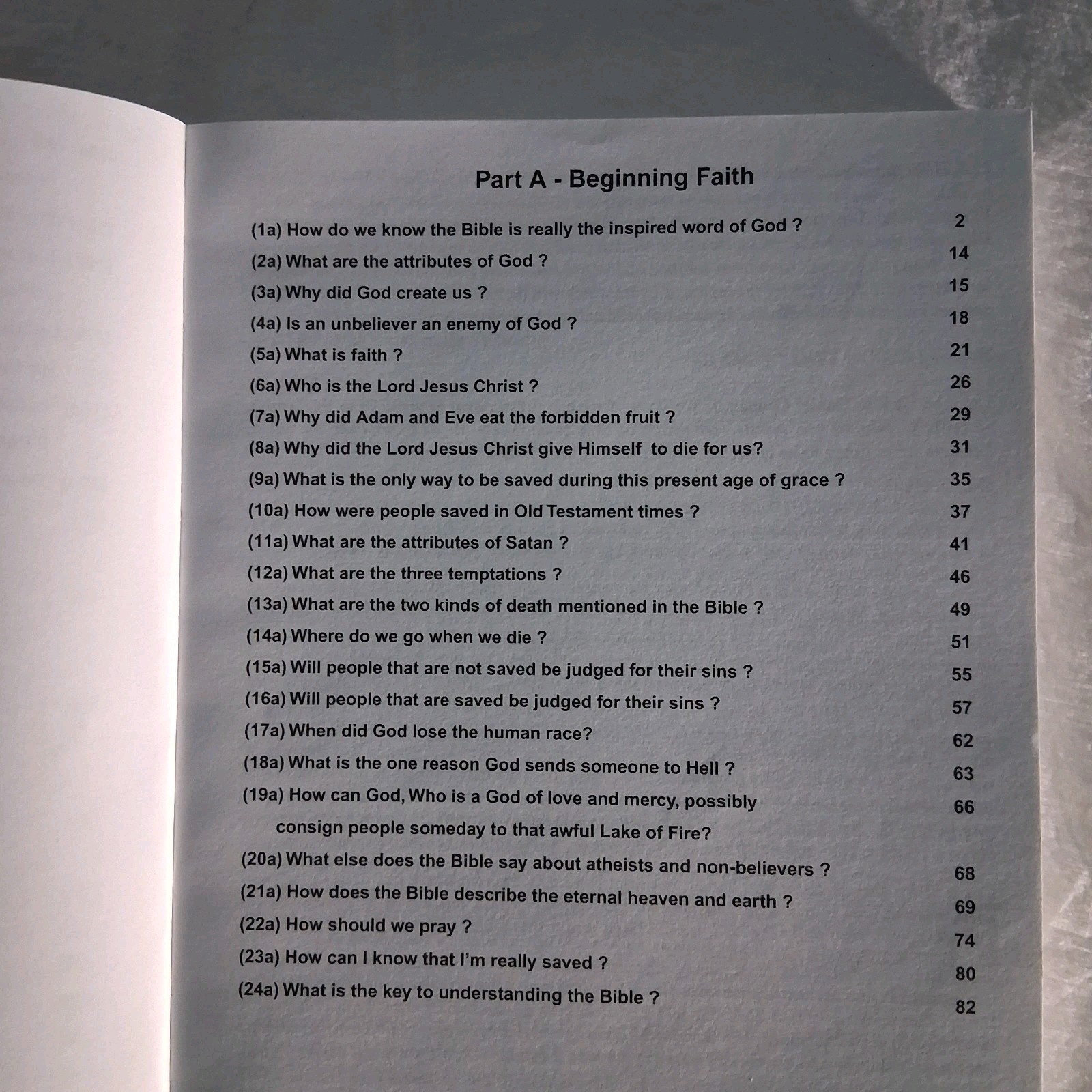 Questions and Answers from the Bible by Feldick, Les E. Please Read