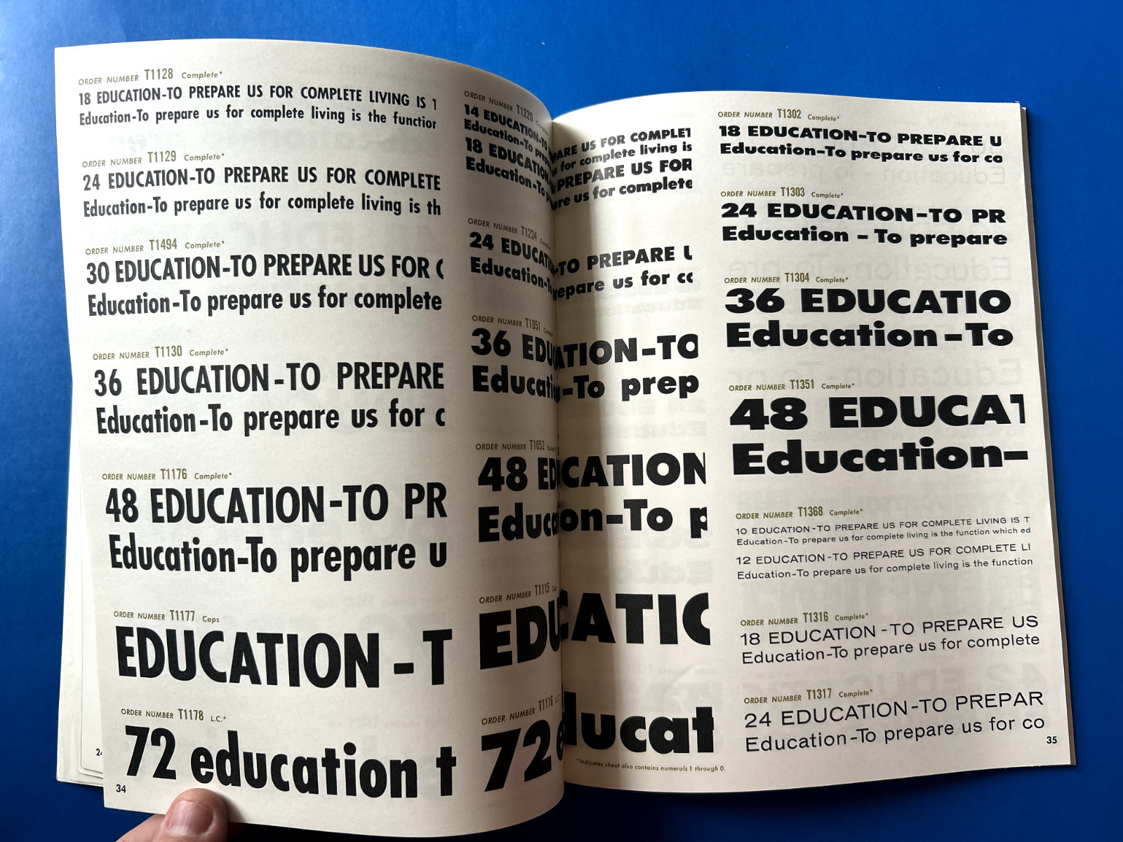 Original 1966 artype’s Transfer Sheet trans-artype Catalog 79 pages