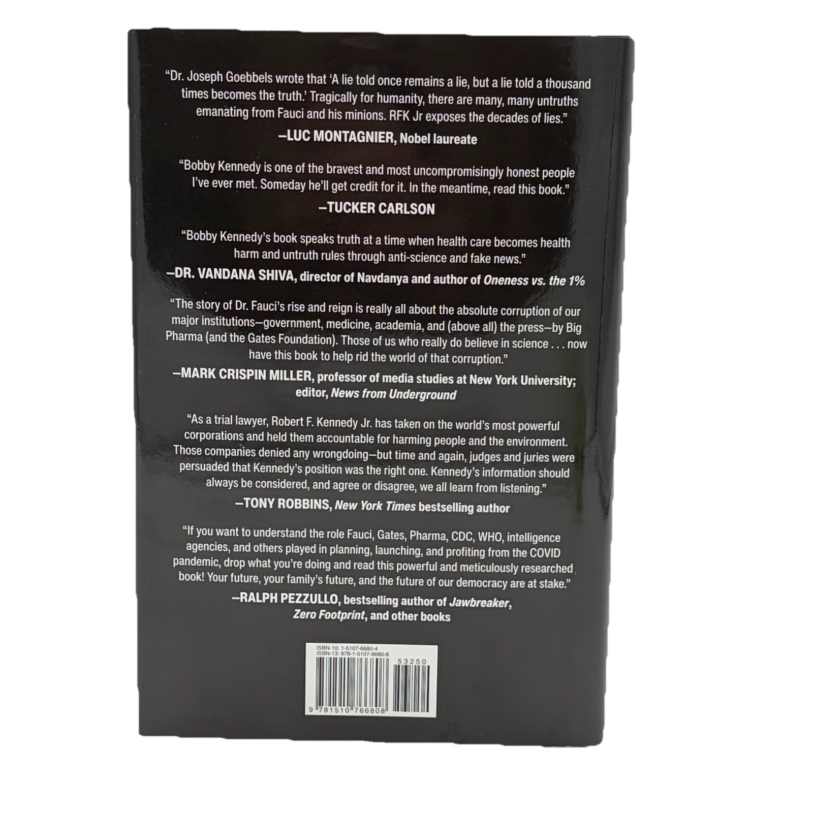 The Real Anthony Fauci (Hardcover) New Stock Free Shipping Premium Quality
