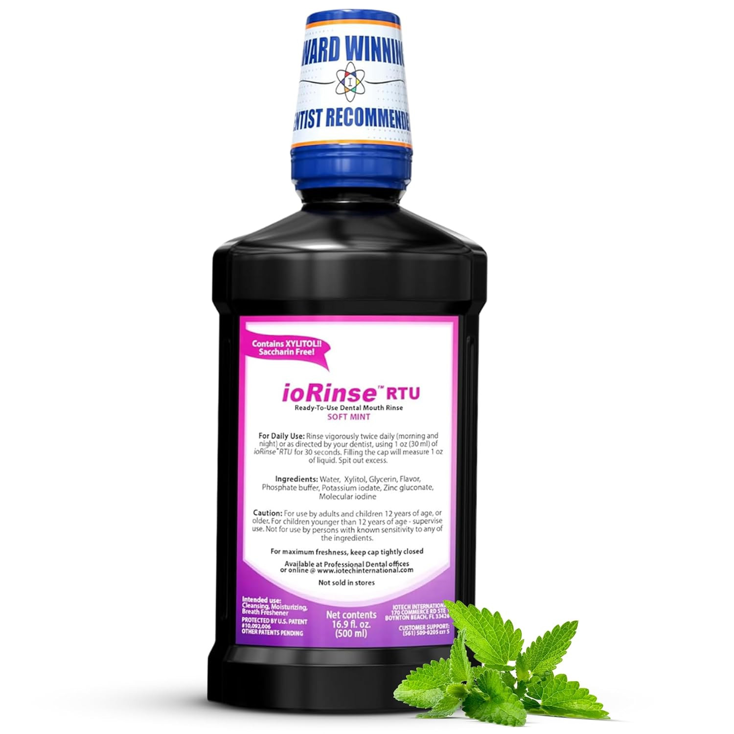 Iorinse RTU Soft Mint 16oz Professional Strength Long-Lasting Breath Freshener –