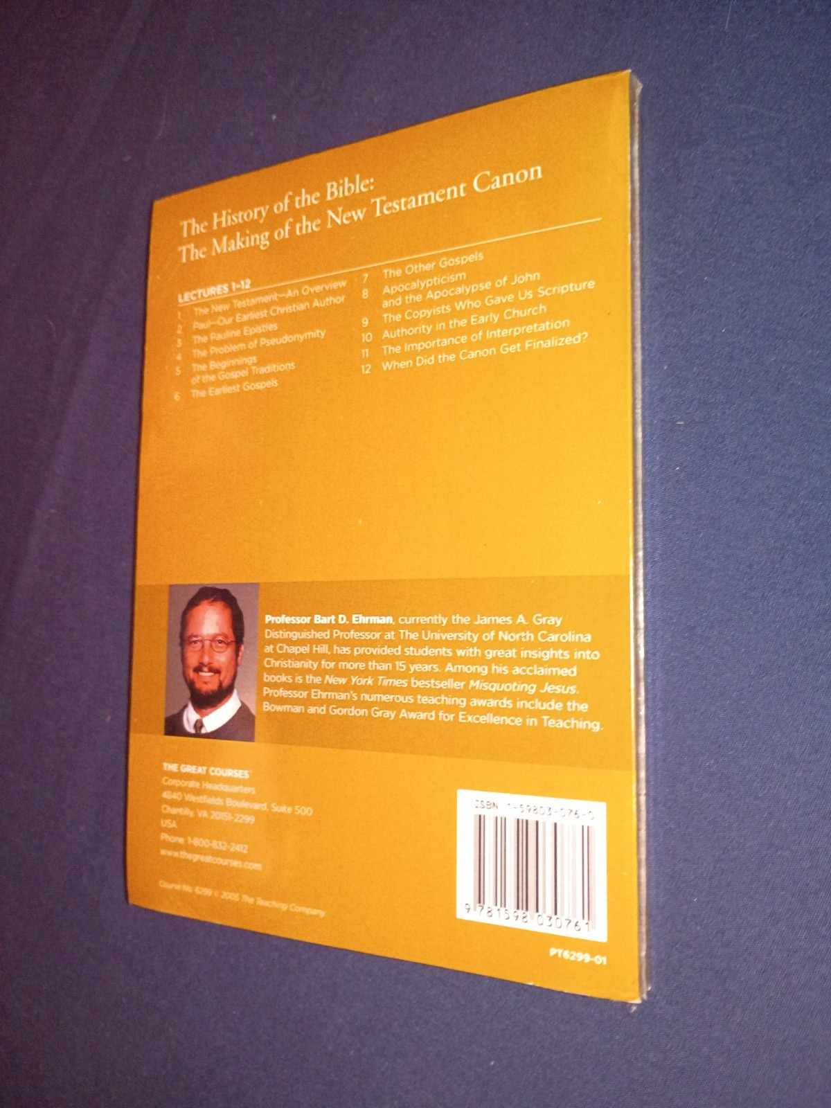 Teaching Co Great Courses TRANSCRIPTS : THE HISTORY OF THE BIBLE new