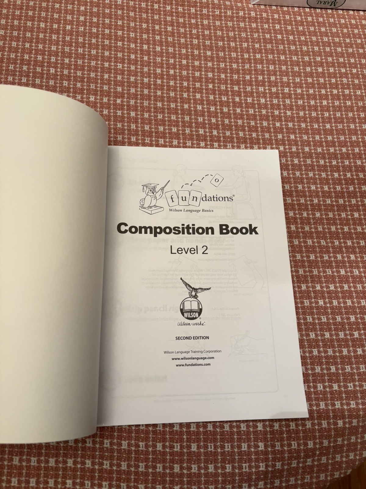 NEW 3 Wilson Fundations Books: 1 Student K Notebook 2 Composition Bks Level 1-2