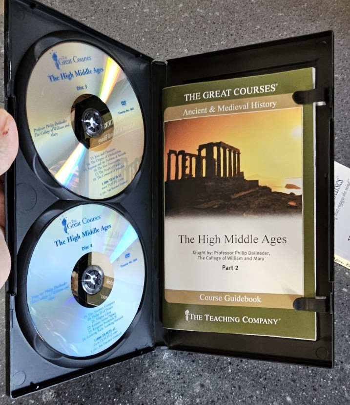 Great Courses: High Middle Ages Parts 1 & 2 Dvds, Guides & Transcripts Daileader