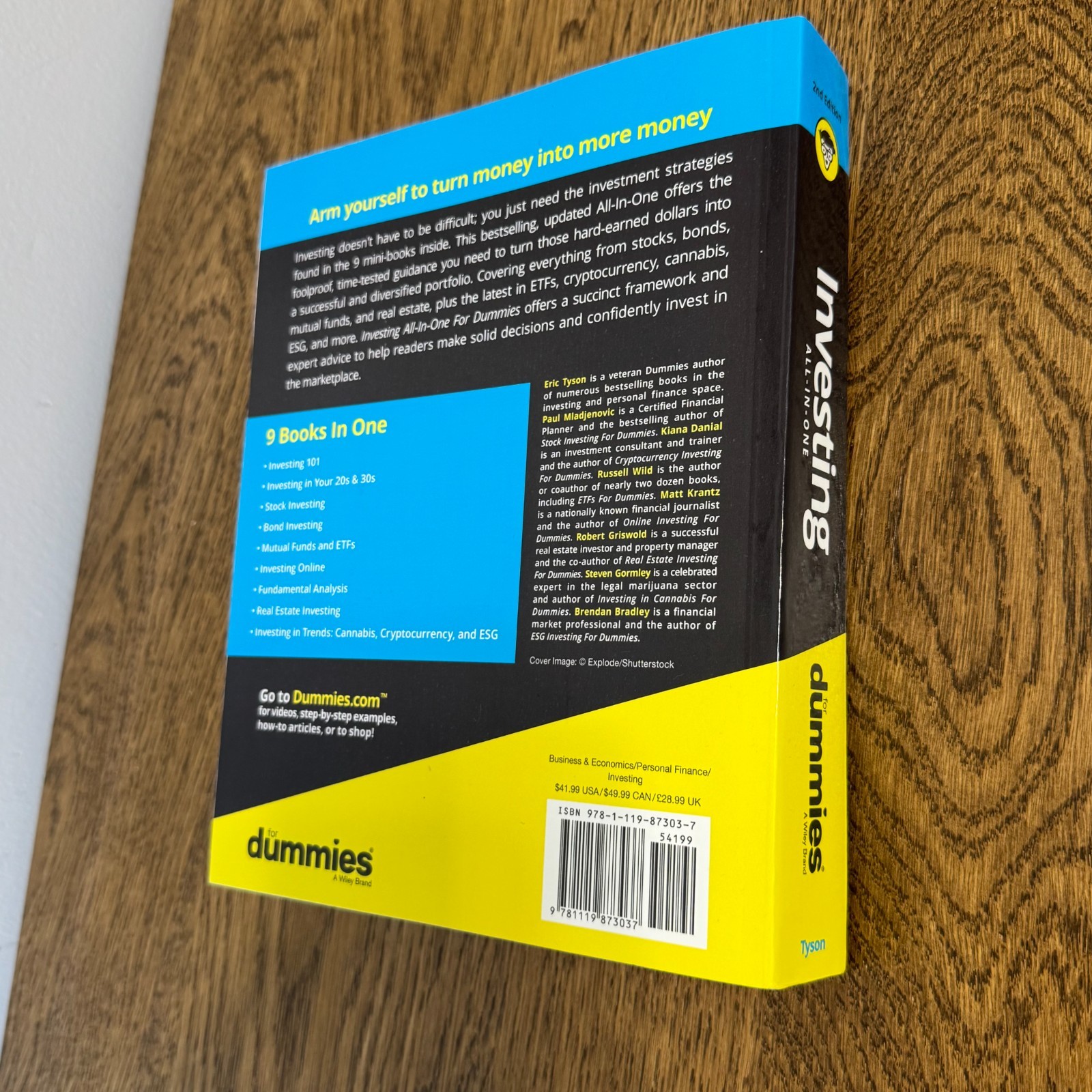 Investing All-In-One for Dummies Paperback Eric Tyson Like New