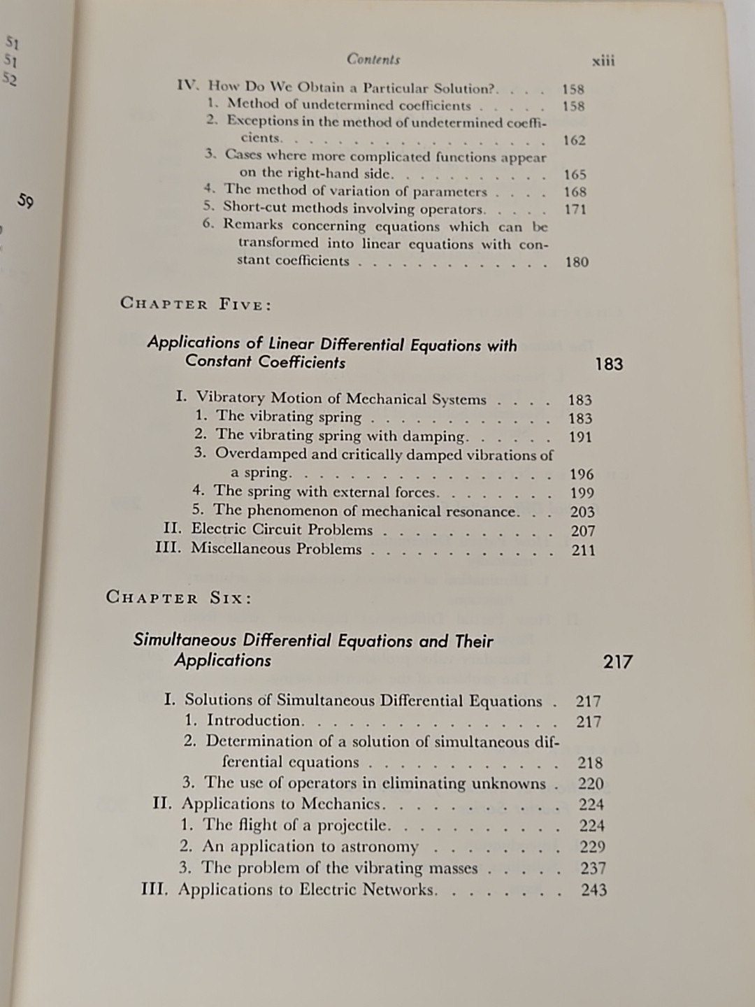 Applied Differential Equations Murray R Spiegel Prentice Hall 1958 Math Textbook