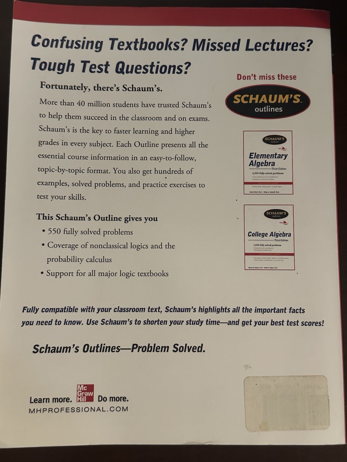 Schaum’s Ser.: Schaum’s Outline of Logic by John Nolt