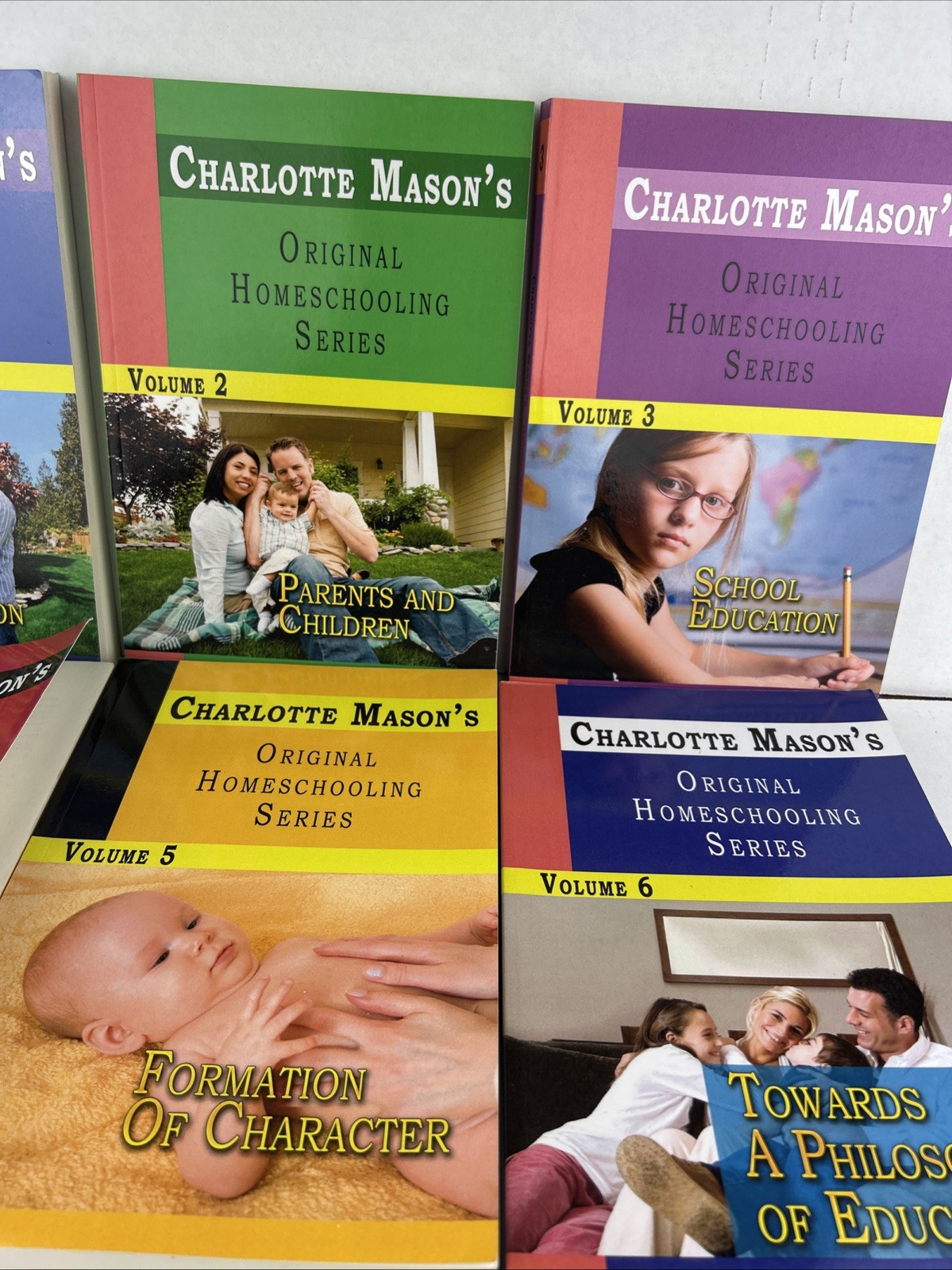 CHARLOTTE MASON’S ORIGINAL HOMESCHOOLING SERIES, VOL 1-6 Set Of Books