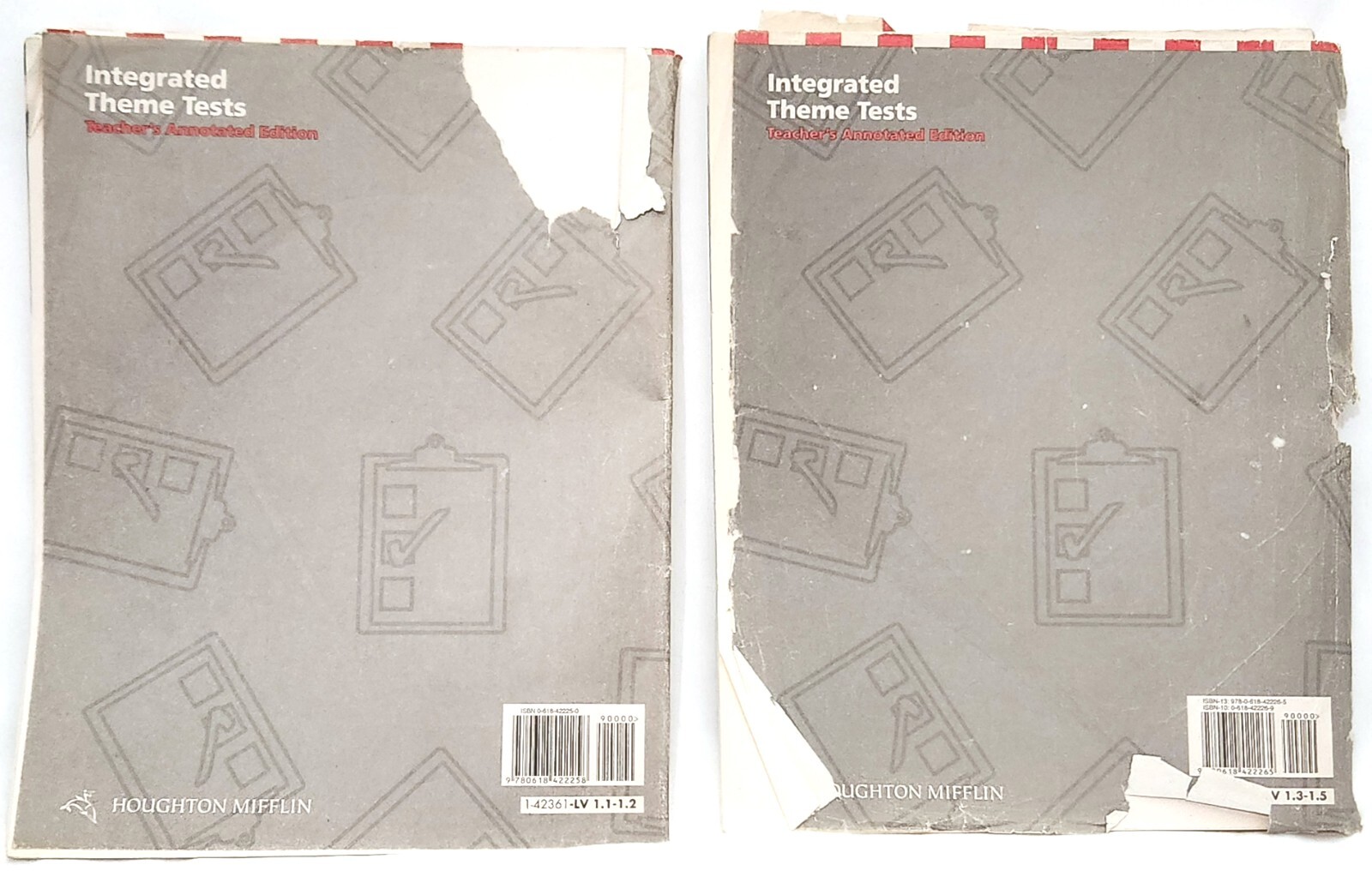 Houghton 1st Grade Reading INTEGRATED THEME TESTS Teacher Edition level 1.1-1.5