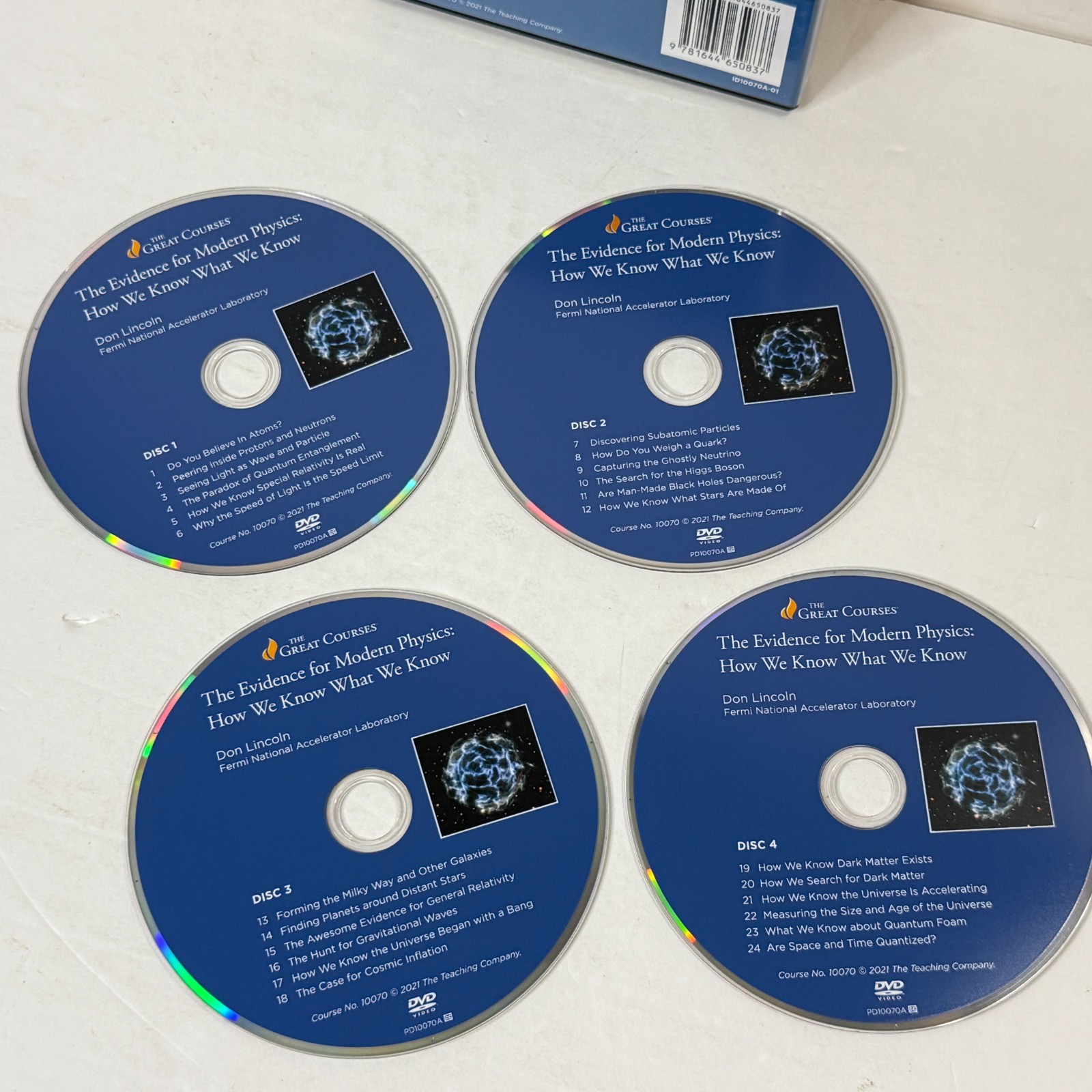 The Evidence for Modern Physics The Great Courses DVD Set Only [VG]