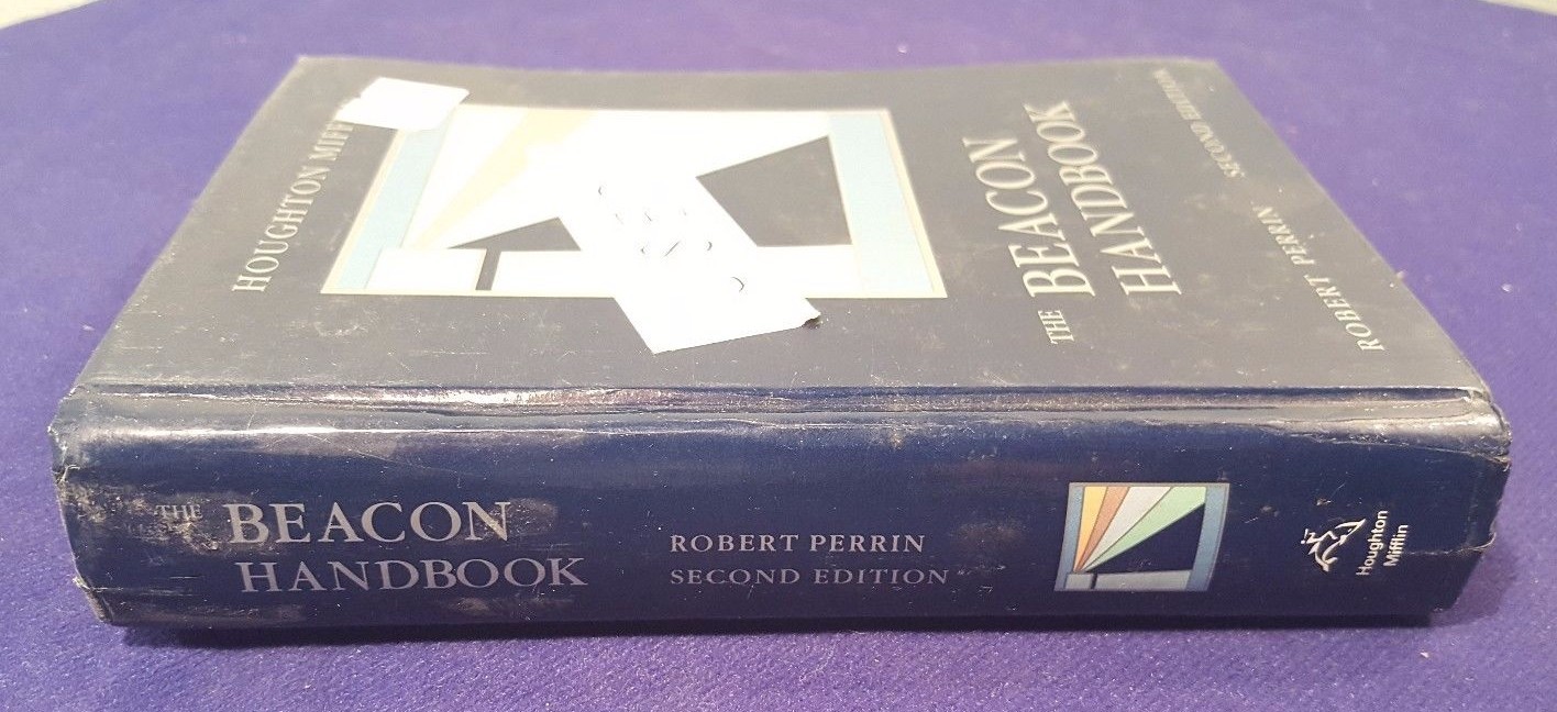 1990 The BEACON HANDBOOK Hardcover Textbook by ROBERT PERRIN 2nd Edition