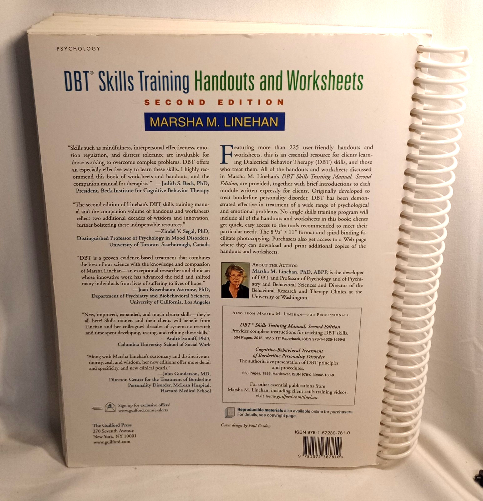 DBT Skills Training Handouts and Worksheets Marsha M Linehan Second Edition