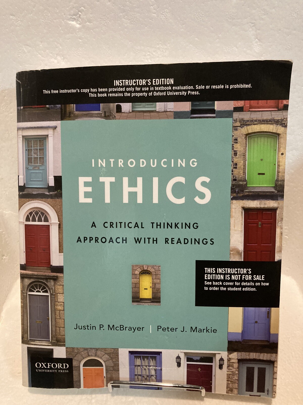 Instructor’s Copy – Introducing Ethics: A Critical Thinking Approach…by McBrayer