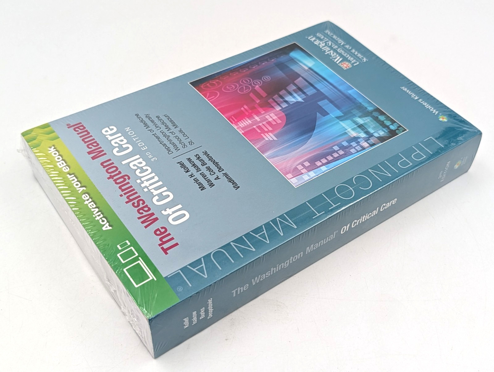 The Washington Manual of Critical Care – Paperback, by Kollef MD Marin – SEALED
