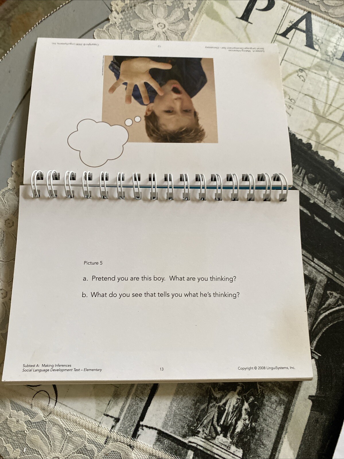 Social Language Development Test-Elementary + 1 Protocol Form (Copy B)