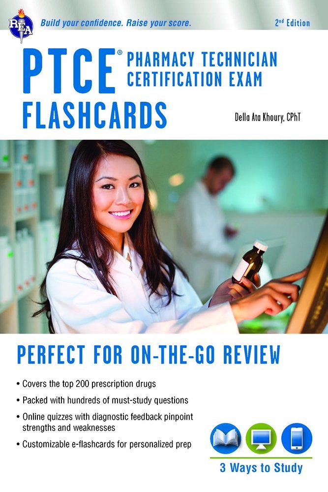 PTCE – Pharmacy Technician Certification Exam Flashcard Book + Online