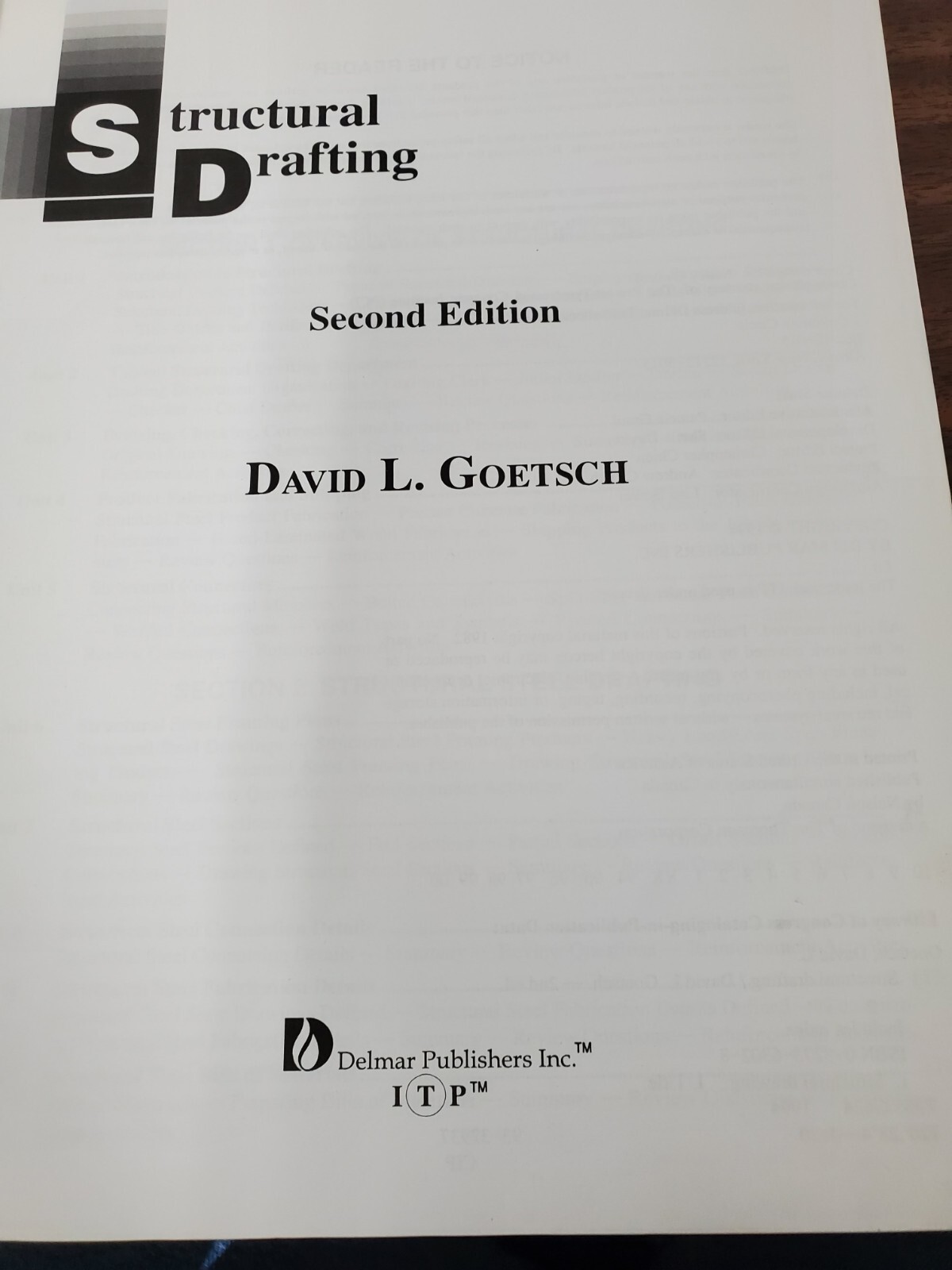 Structural Drafting Paperback David E. Goetsch