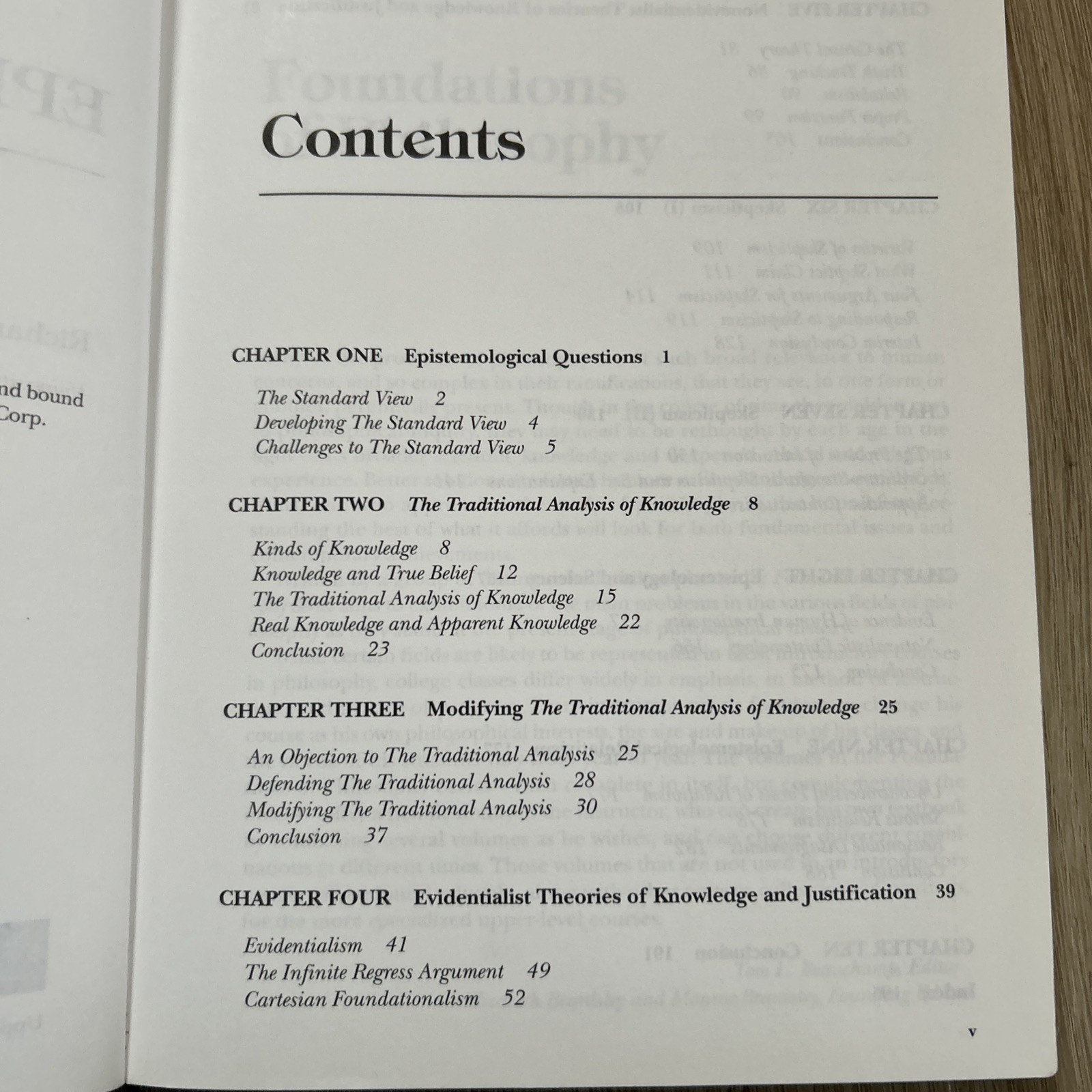 Epistemology Richard Feldman SC 2002 Pearson Education Foundations of Philosophy