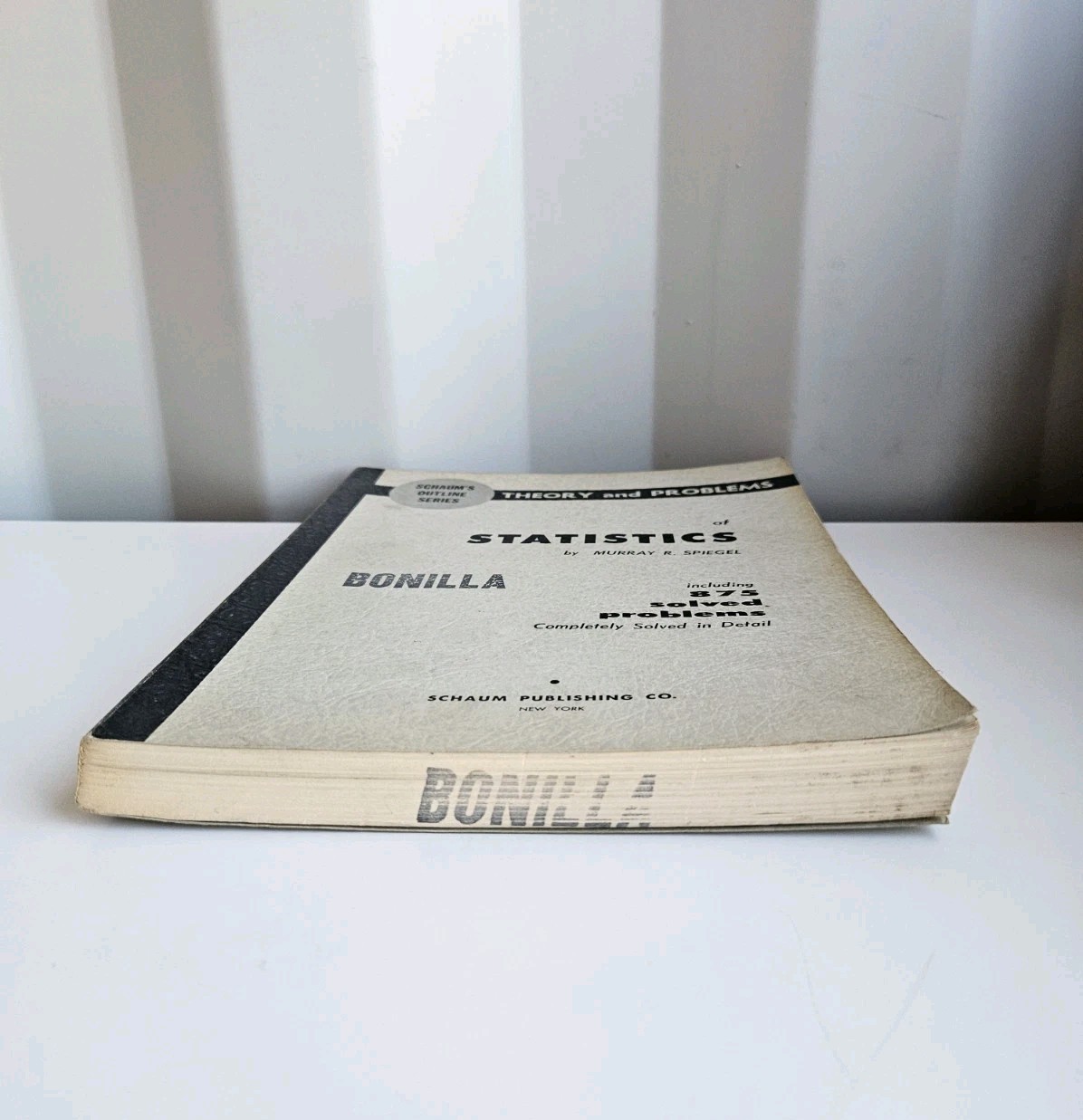 Schaum’s Outline Series Theory And Problems Of Statistics By Murray R. Spiegel