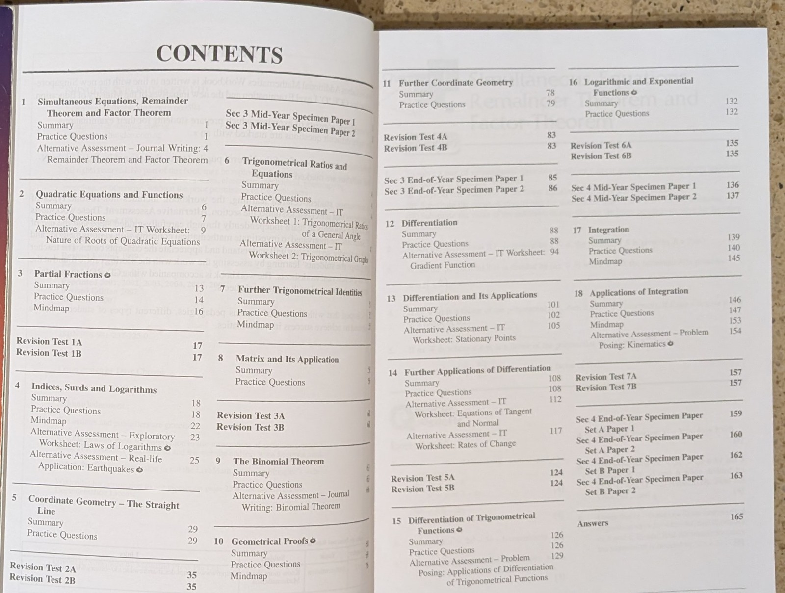 Singapore Math, New Syllabus Additional Mathematics Set, Shinglee, Homeschool
