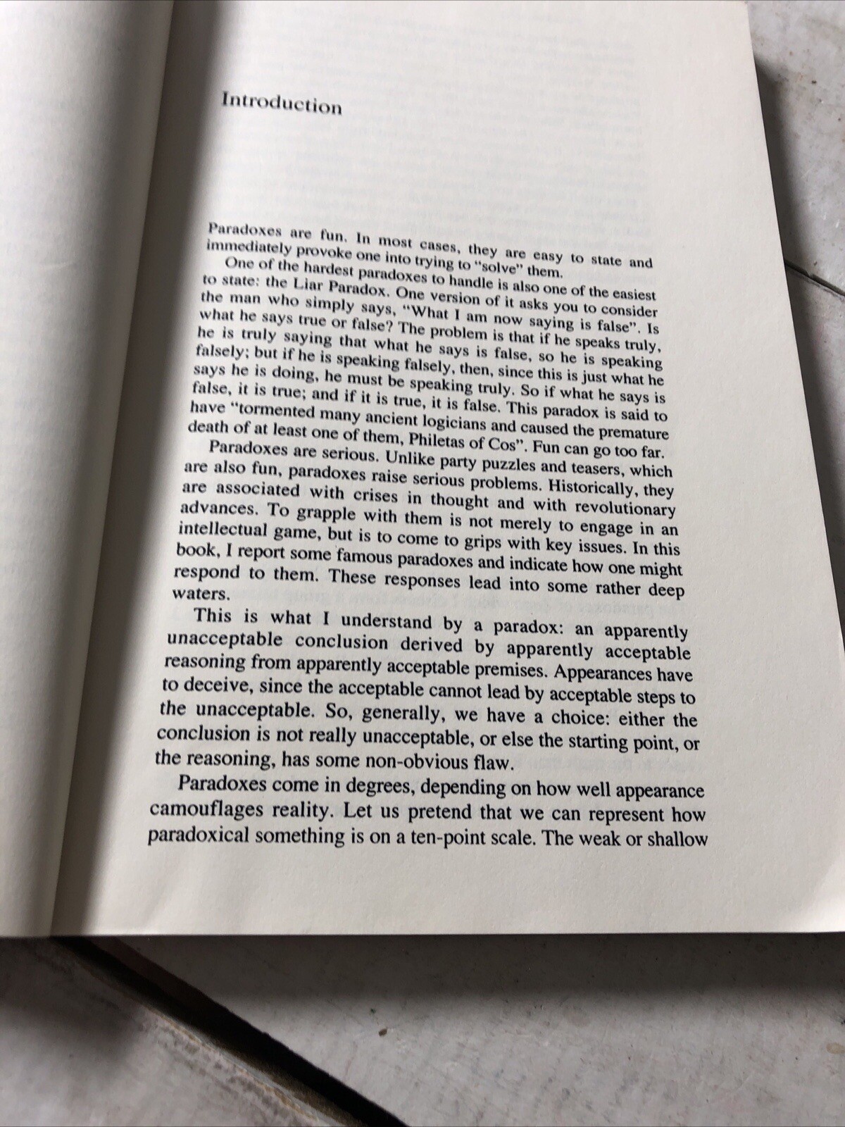 Paradoxes R M Sainsbury Philosophy Paperback
