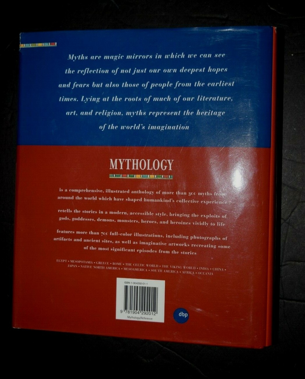 “MYTHOLOGY – ILLUSTRATED ANTHOLOGY..” Book, 256 Pages, New, (c)1999, ALCOVE #14
