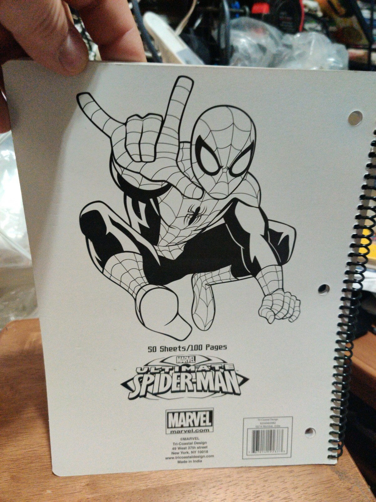 Ultimate SPIDERMAN Spiral Notebook 50 sheets/100 pages