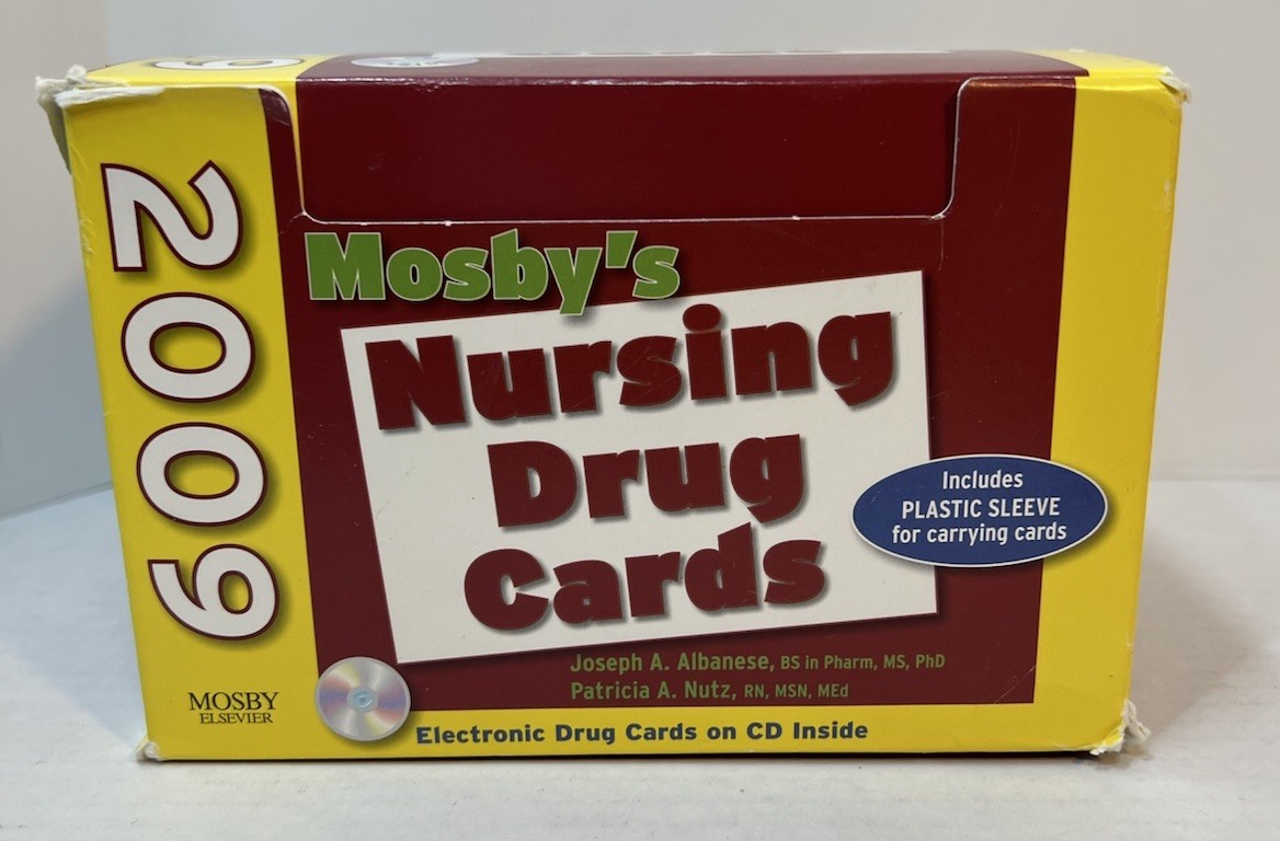 Mosby’s 2009 Nursing Drug Cards by Joseph A. Albanese and Patricia A. Nutz…