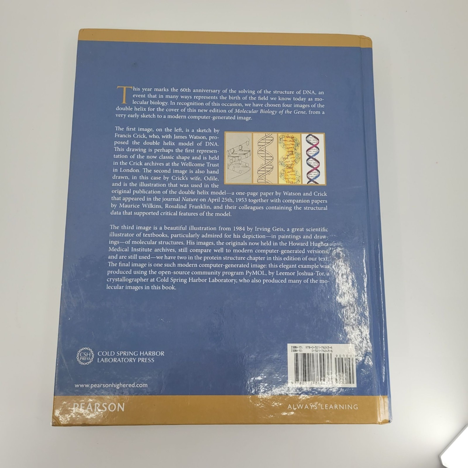 Molecular Biology of the Gene Seventh Edition Textbook 2014 James Watson Pearson