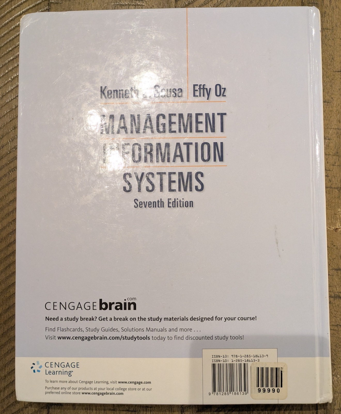Management Information Systems Seventh Edition by Kenneth J Sousa and Effy Oz