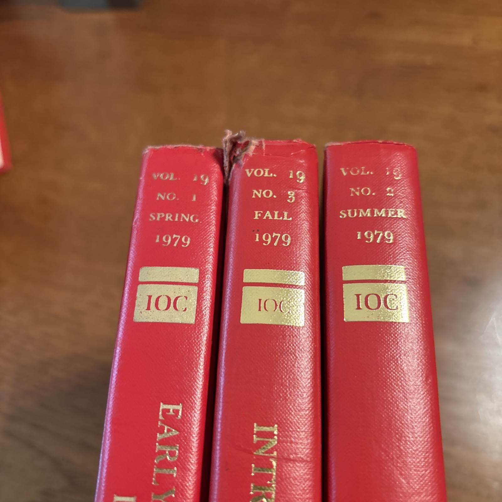 INTL Ophthalmology Clinics Books 11 Volumes 1977-1980 Red w/Gold Trim HC Vintage