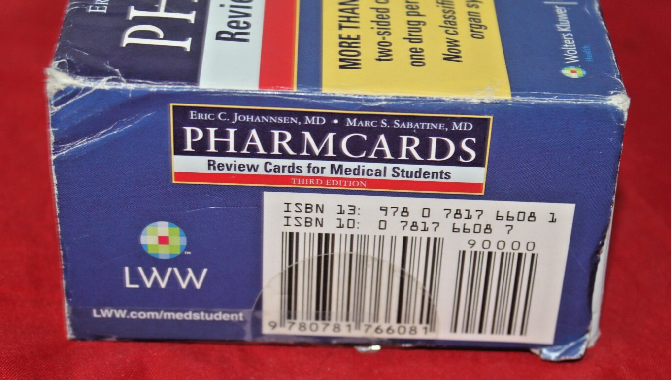 Pharmcards: Review Cards for Medical – Cards, by Johannsen M.D. Eric – Free Ship