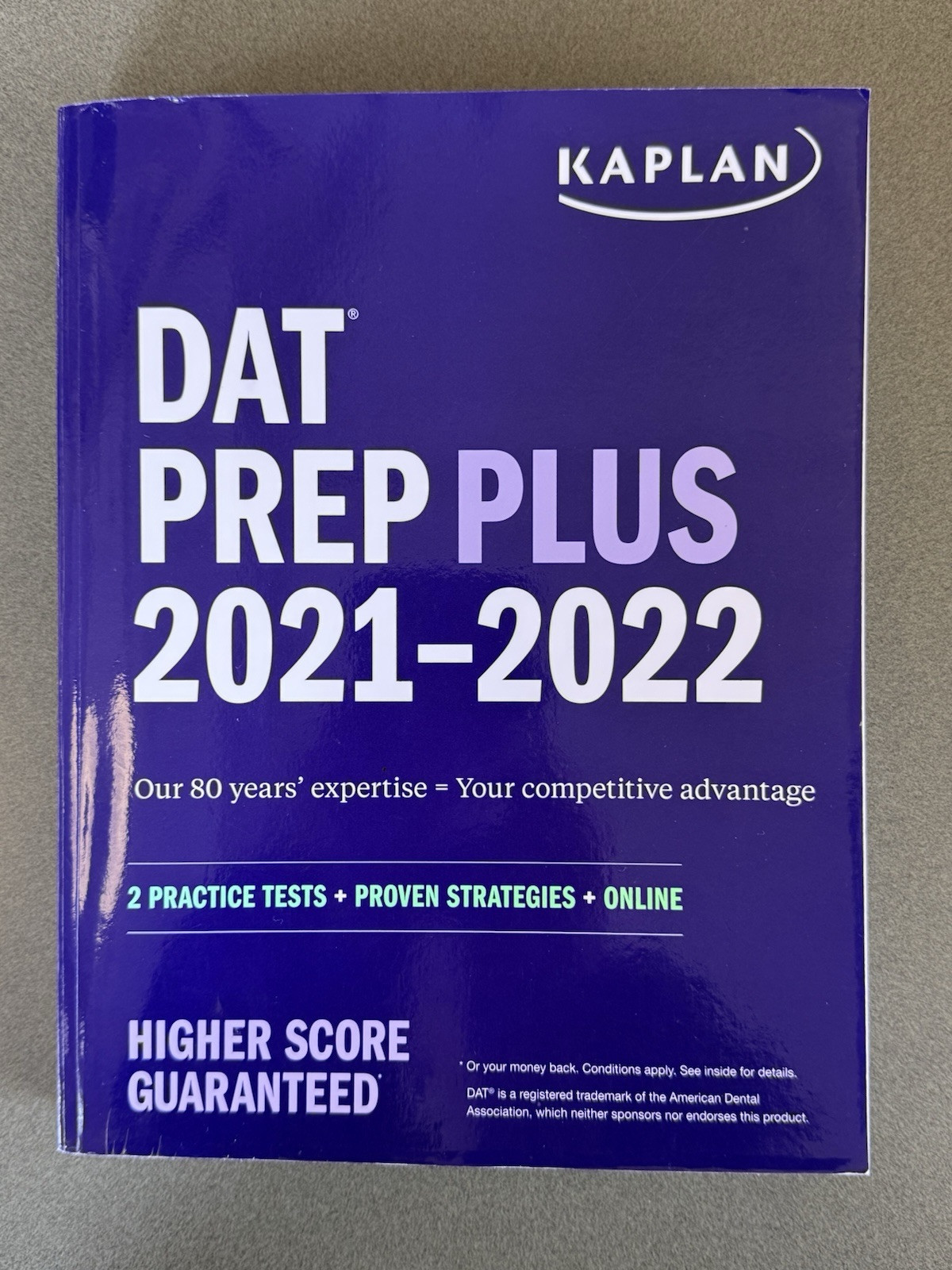 Kaplan Test Prep Ser.: DAT Prep Plus 2021-2022 : 2 Practice Tests Online +…