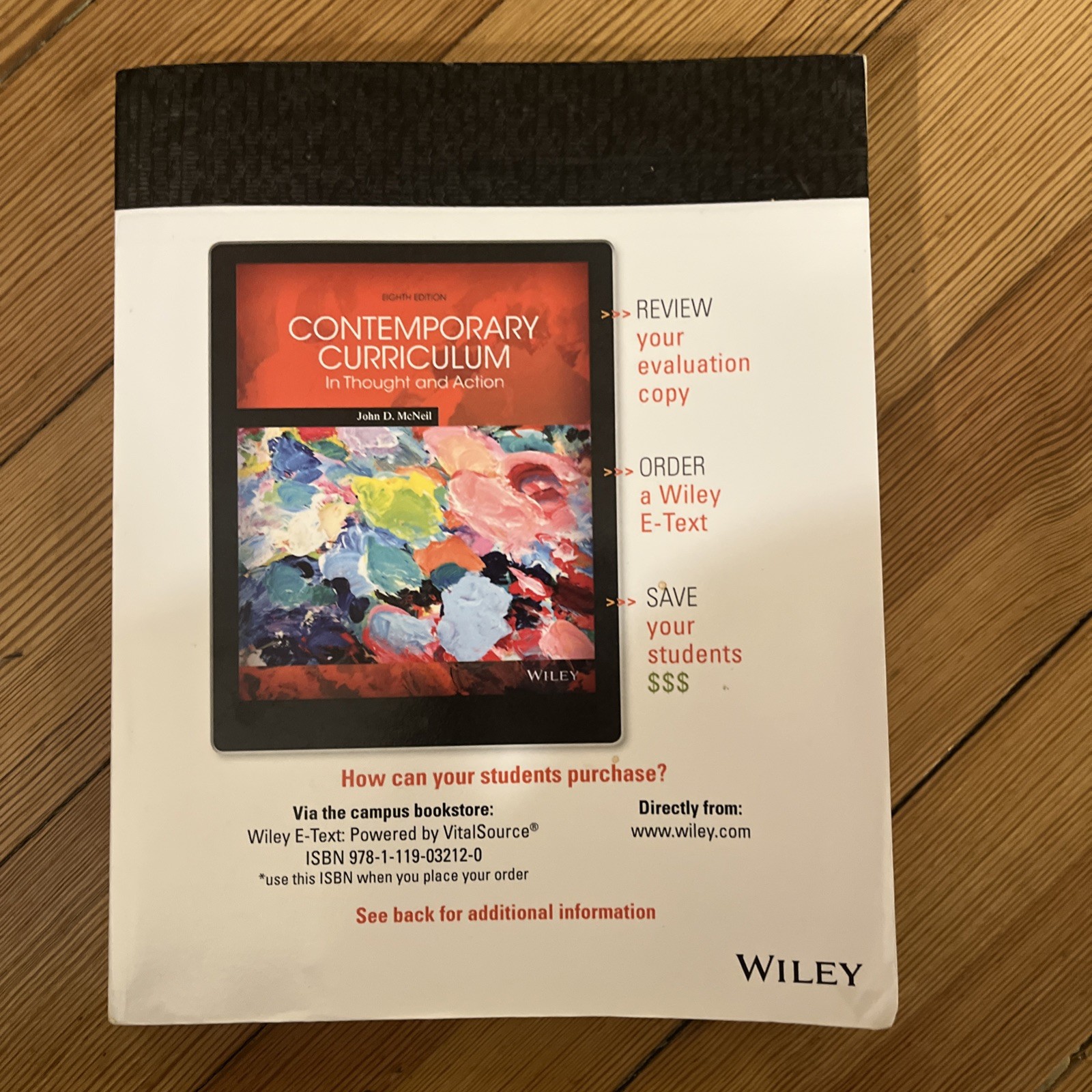Contemporary Curriculum : In Thought and Action (8e) EVALUATION COPY