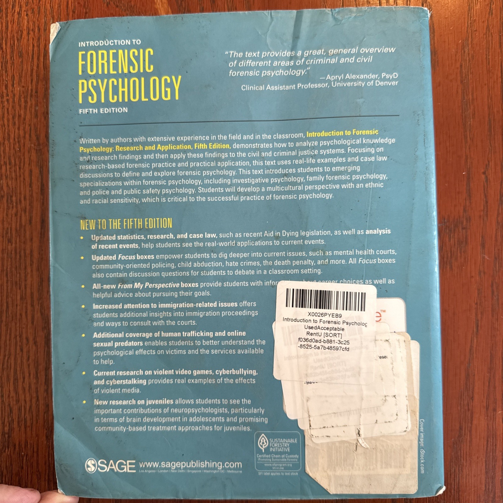 Introduction to Forensic Psychology : Research and Application by Curtis R….