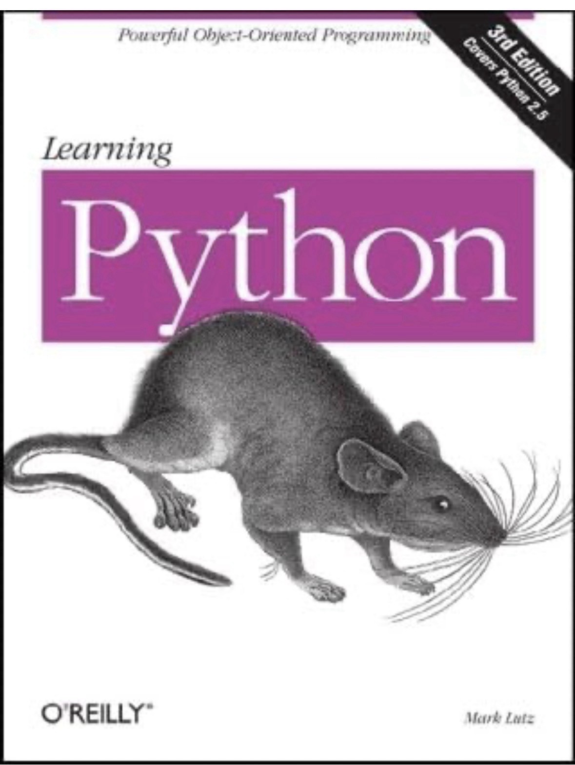 Learning Python 3rd Edition by Mark Lutz, Python Book 700 Pages