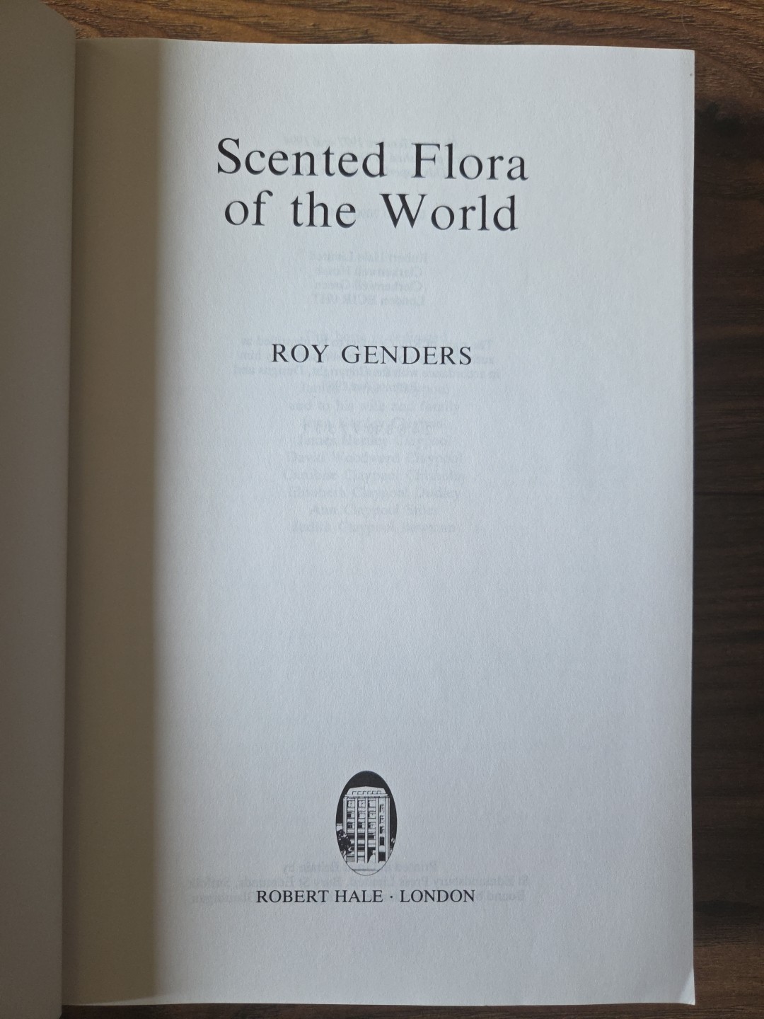 Scented Flora of the World by Roy Genders (Paperback, 1994)