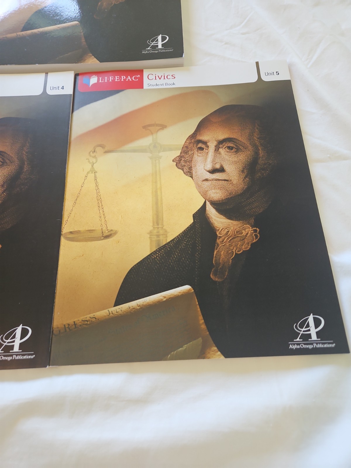 Alpha Omega Lifepac Civics Student Books 1 &2 Missing (B)