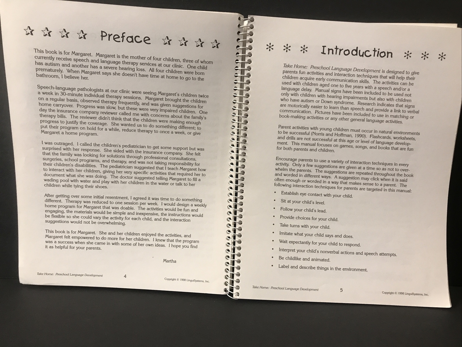 Take Home Preschool Language Development -Martha Drake-LinguiSystems