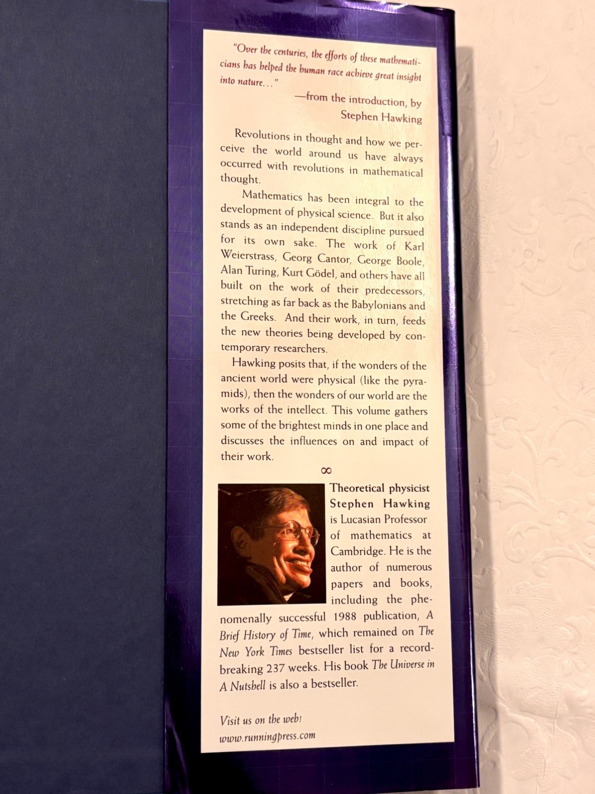God Created the Integers: Mathematical Breakthroughs… Stephen Hawking -Hardcover