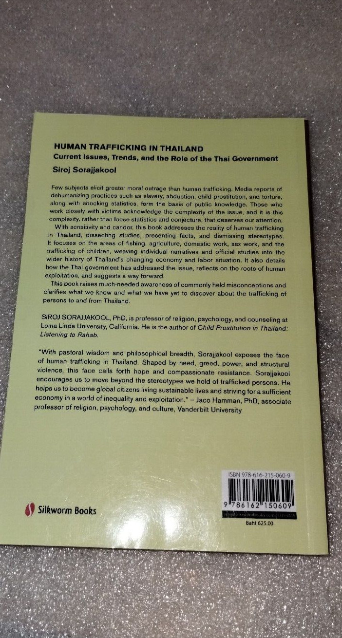 Human Trafficking in Thailand: Current Issues, Trends, and the Role of