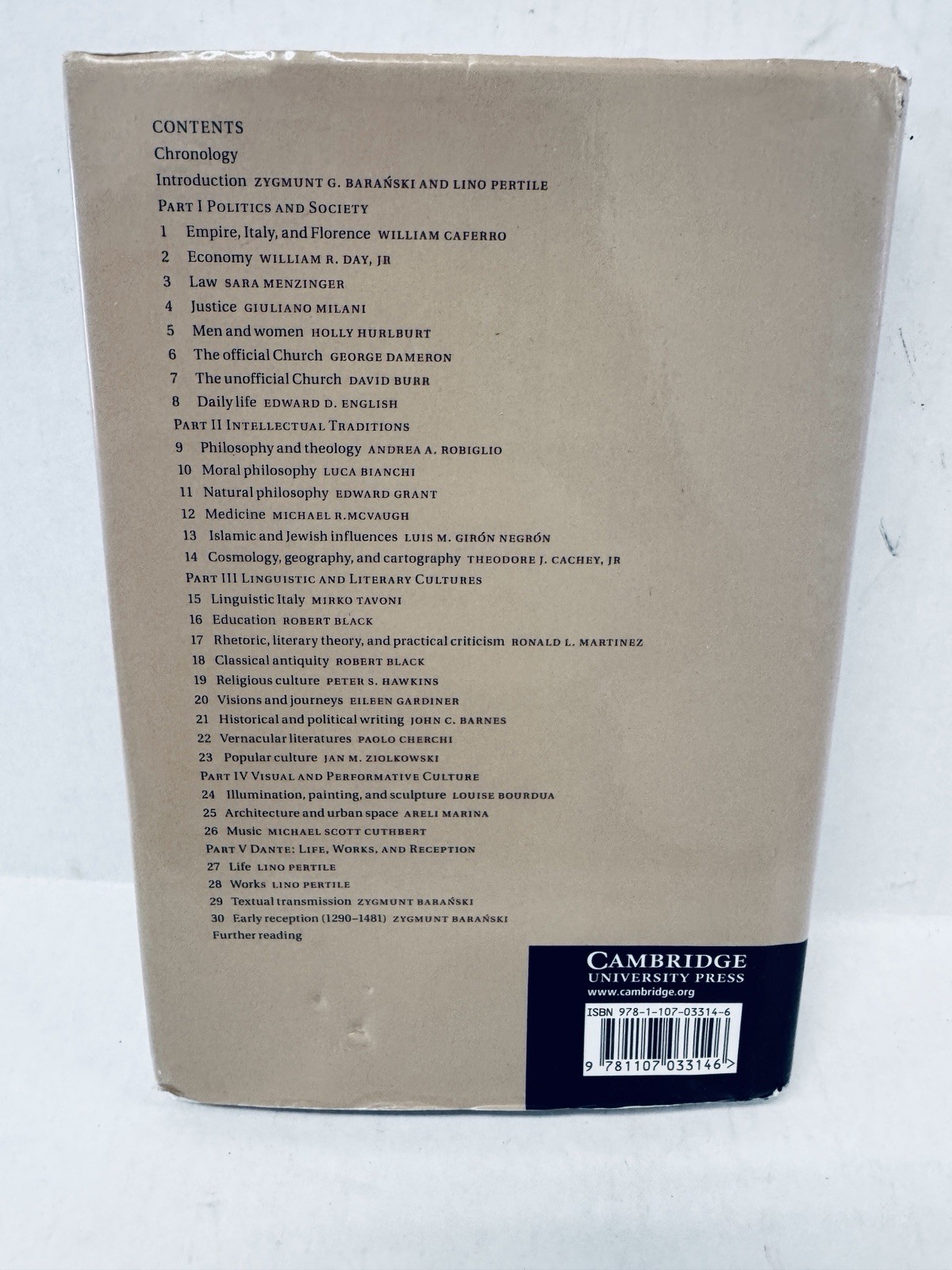 Dante in Context by Barański – Cambridge University Press – USA FREE SHIP