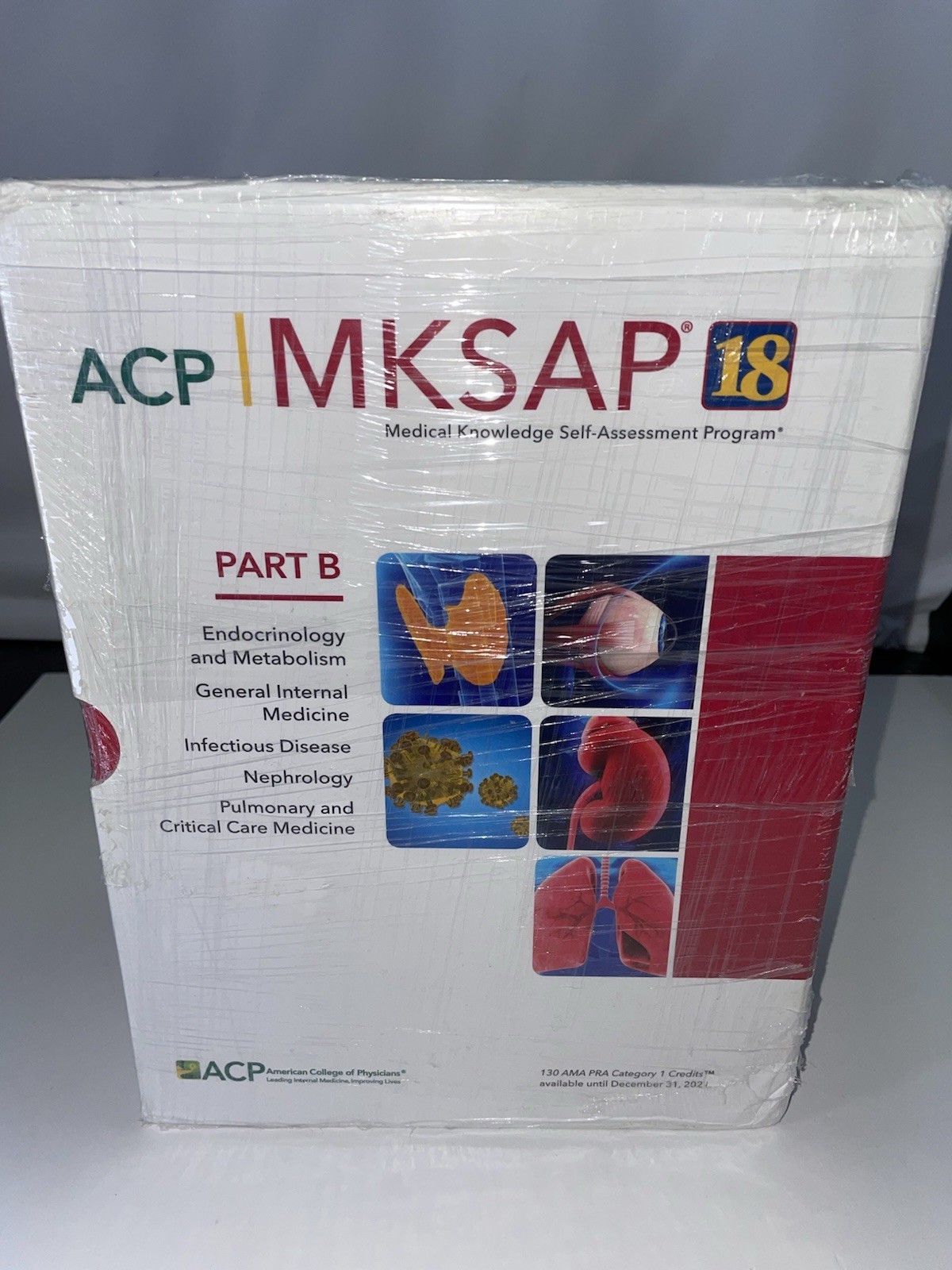 ACP MKSAP 18 Parts A & B 11 Book Set 2018 American College of Physicians TPB🫡
