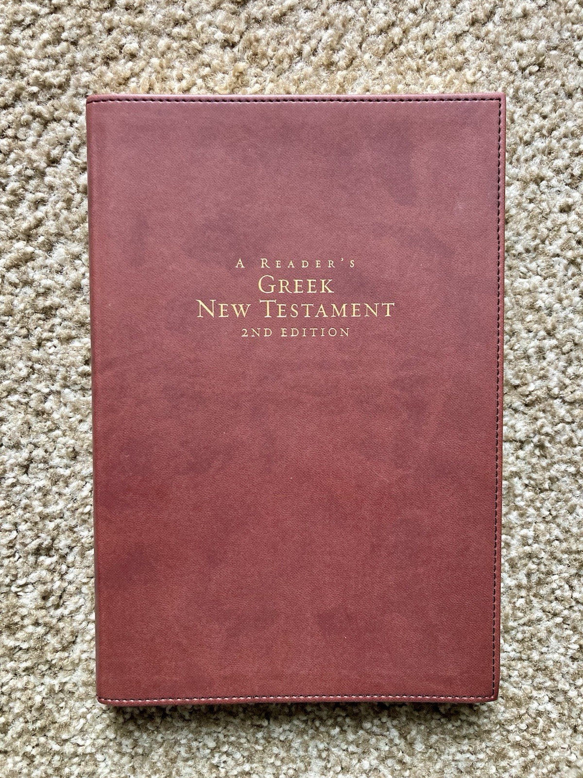 A Reader’s Greek New Testament: 2nd Edition, IMITATION LEATHER – LIKE NEW!